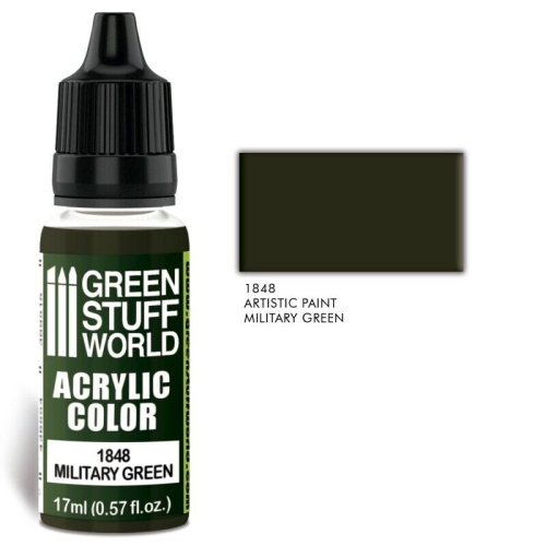 GREEN STUFF WORLD  Stuff World Acrylic Color Military