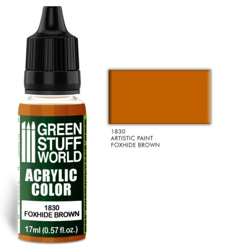 GREEN STUFF WORLD  Stuff World Acrylic Color Foxhide Brown