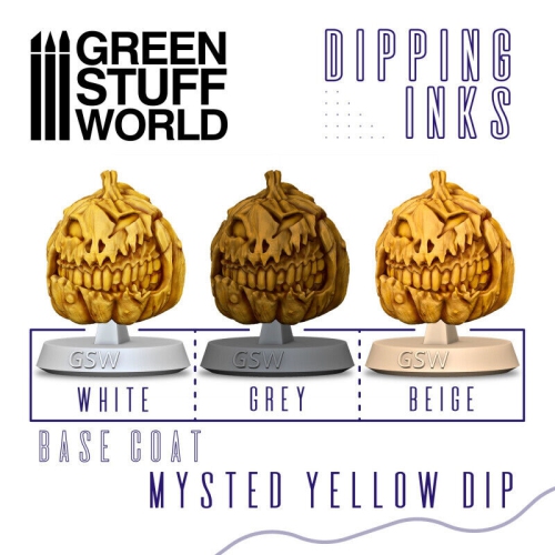 Green Stuff World Dipping ink 60 ml - MISTED YELLOW DIP New