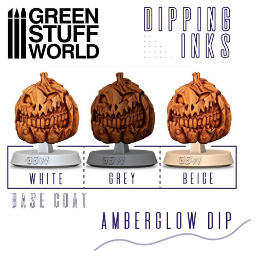 Green Stuff World Dipping ink 60 ml - AMBERGLOW DIP New