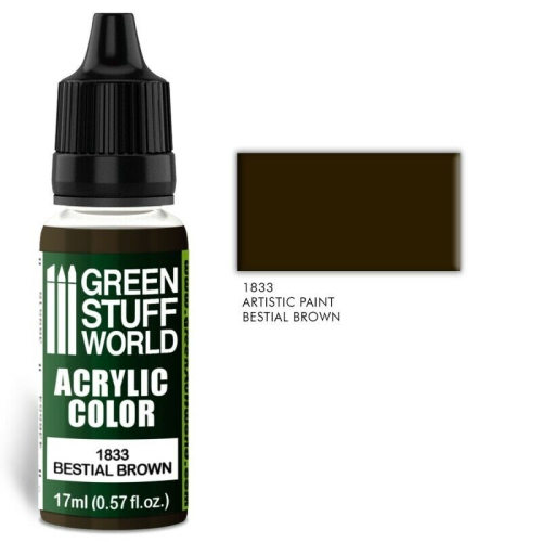 GREEN STUFF WORLD  Stuff World Acrylic Color Bestial Brown