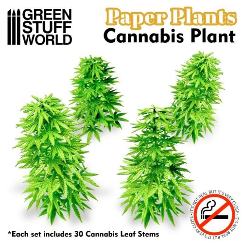Green Stuff World Paper Plants - Cannabis New