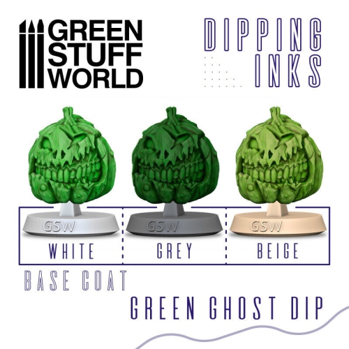 Green Stuff World Dipping ink 60 ml - GREEN GHOST DIP New