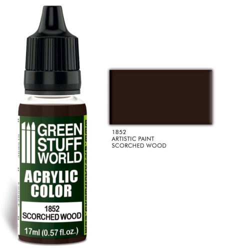 GREEN STUFF WORLD  Stuff World Acrylic Color Scorched Wood