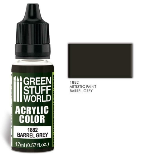 Green Stuff World Acrylic Color BARREL GREY New