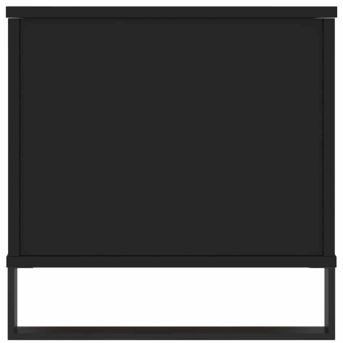 Table à café vidaXL Noir 90x44,5 en bois d'ingénierie 45&nbsp;cm