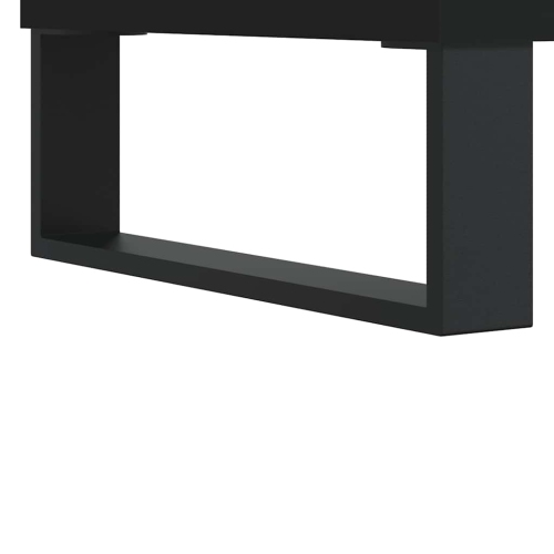 Table à café vidaXL Noir 90x44,5 en bois d'ingénierie 45&nbsp;cm