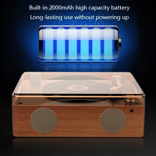 Portable CD Music Player Bluetooth 5.0, Built-in Speaker HIFI Portable Music Player, Built-in Speaker High-capacity Battery Infrared Remote Control