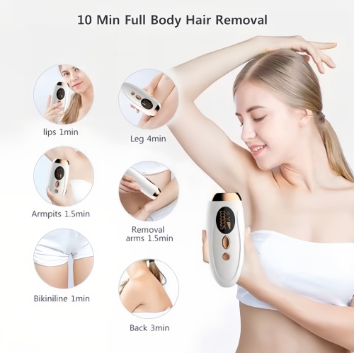 Epilateur avec laser pour femmes Corps Bikini Legs Bras aisselle Épilateur sans nuance IPL Laser Dépilateur permanent