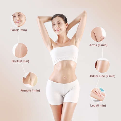 Laser Hair Removal for Women Men,Nearly Painless Ice-cooling IPL Hair Removal Device for Home Use,Hair Remover with Goggle,999999 Flashes for Body &