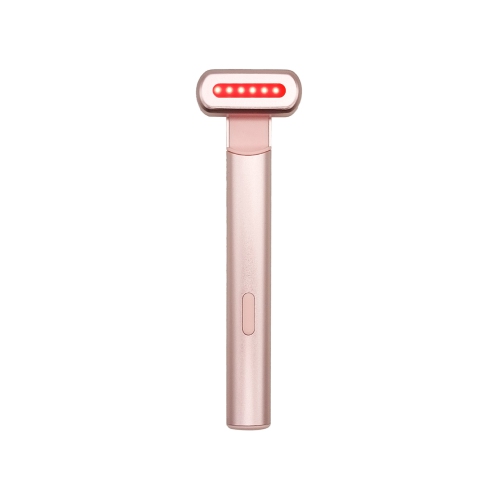 Red Light Therapy Device for Face & Eyes,LED Light Therapy Wand for Face Neck,Microcurrent Facial Device for Anti-Aging,Face & Eye Massager