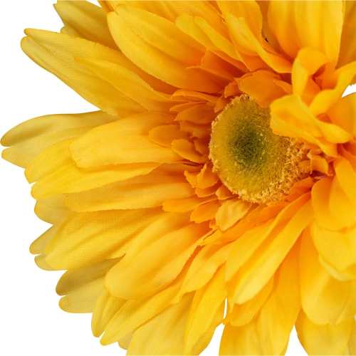 Artificial Gerbera Daisy Floral Stem Spray - 27" - Yellow