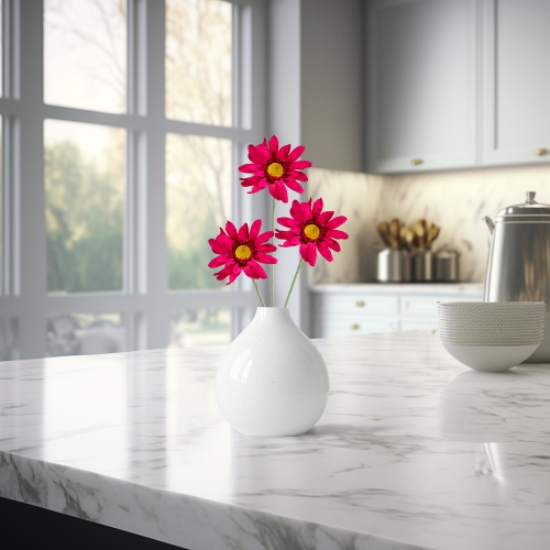 ALLSTATE  Gerbera Daisy Artificial Floral Stem Spray - 27" - Bright In Pink