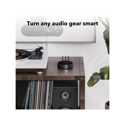 WiiM MINI AirPlay 2 Receiver Chromecast Hi-Res Audio WiFi Multiroom Streamer, Works with Alexa, Siri, Google