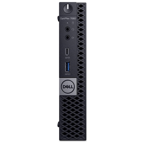 Refurbished - Dell OptiPlex 7060 Micro, Business Desktop, Intel Core i5-8600, 16GB RAM, 256GB SSD, Wi-Fi, Windows 11 Pro