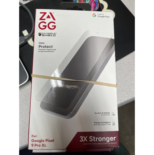 Protecteur d'écran biométrique en verre DE ZAGG pour Pixel 9 Pro XL de Google