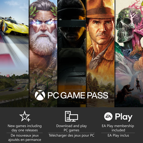 PC Game Pass 3-Month Membership - Digital Download