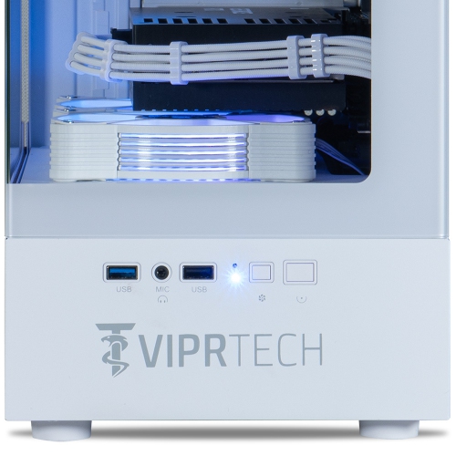 ViprTech Reaper 2.0 Liquid-Cooled PC - AMD Ryzen 7 8700F, RTX 5060 Ti 16GB, 16GB DDR5, 1TB NVMe SSD, VR-Ready, Streaming, Win 11, Gaming Desktop