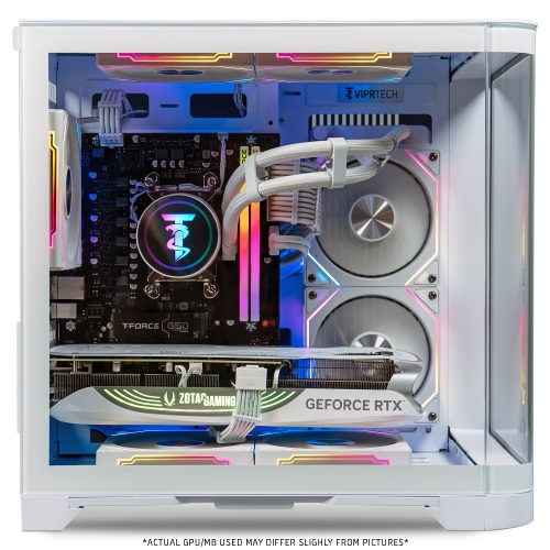ViprTech Reaper 3.0 Liquid-Cooled PC - AMD Ryzen 7 8700F, RTX 5070 12GB, 32GB DDR5, 2TB SSD, VR-Ready, Streaming, Win 11, Gaming Desktop Computer,