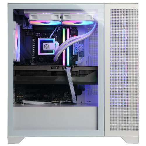 CyberPowerPC Gamer Supreme Gaming PC - White (AMD Ryzen 9 9900X/32GB RAM/2TB SSD/GeForce RTX 5080) - Eng