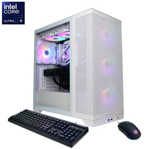 CyberPowerPC Gamer Supreme Gaming PC - White - English