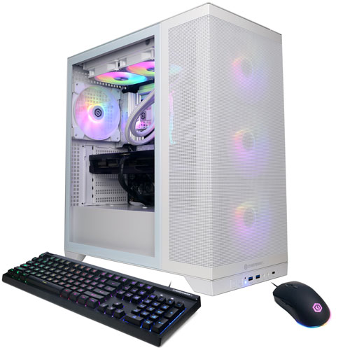 CyberPowerPC Gamer Supreme Gaming PC - White - Eng