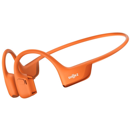 Image 1 of 9.. Brand New - Shokz OpenRun Pro 2 Bone Conduction Open-Ear Bluetooth Headphones - Orange