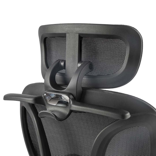 MotionGrey - Mellow Ergonomic Office Chair-Comfy High Mesh Back Support with Adjustable Armrests-Black Desk Computer Chairs Perfect for Home Gaming