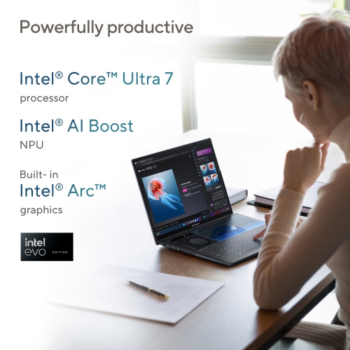 ASUS Zenbook Duo AI Ready Dual Touchscreen Laptop