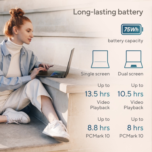 ASUS Zenbook Duo AI Ready Dual Touchscreen Laptop