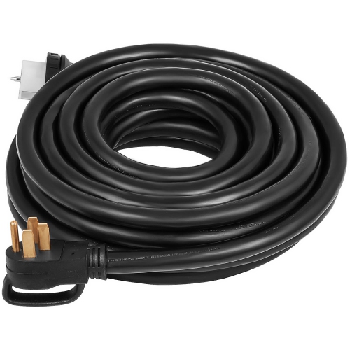 VEVOR 30Ft 50A Generator Extension Cord, STW 6/3 + 8/1 Generator Cord 125V 250V Generator Power Cord N14-50P & SS2-50R & CS6364 Twist Lock Connectors