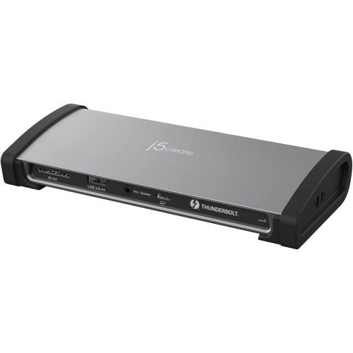 j5create 8K Thunderbolt 4 Docking Station with Max 96W Charging, Single 8K60 or Dual 4K60 Display, Thunderbolt 4 40Gbps