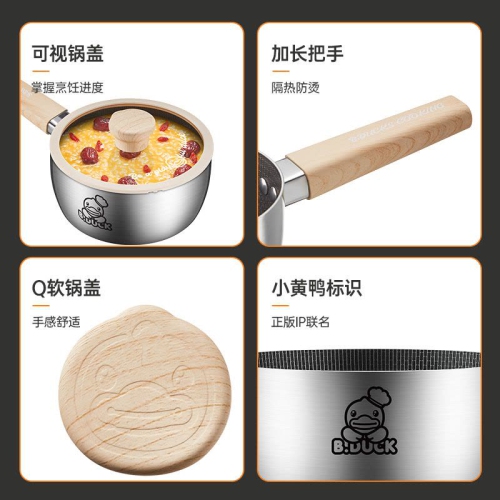 B Duck x Cooker King Stainless Steel Saucepan – Stylish, Durable, and Effortless Cooking