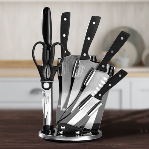 Ensemble de couteaux 7 pièces en acier inoxydable Xiao Quan de Zhang – précision, durabilité et finition moderne