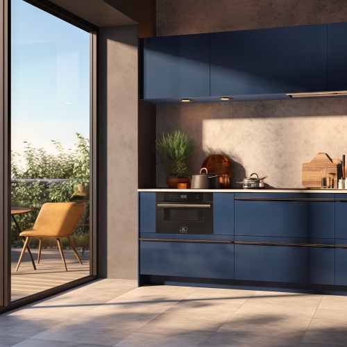 Forno Capoliveri Espresso Black 30 Inch 1000 Watts Microwave Drawer 1.2 cu.ft