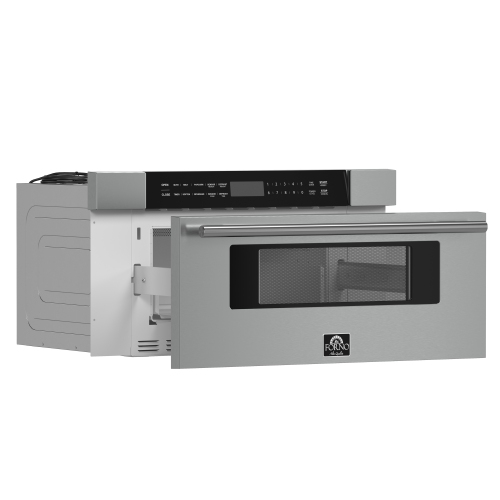 1,2 pi³ de tiroir de micro-ondes de 30 po en acier inoxydable de 1000 W de Forno Capoliveri