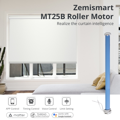 Zemismart Matter over Thread Smart Window Shade Motor - White