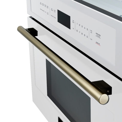 Forno Oliena Espresso White 30 Inch Built-In Microwave Convection Oven, 1.6 cu.ft., 1000W/1750W