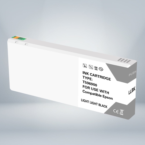 Compatible Epson T596900 700ML Light Light Black Ink Cartridge By Superink