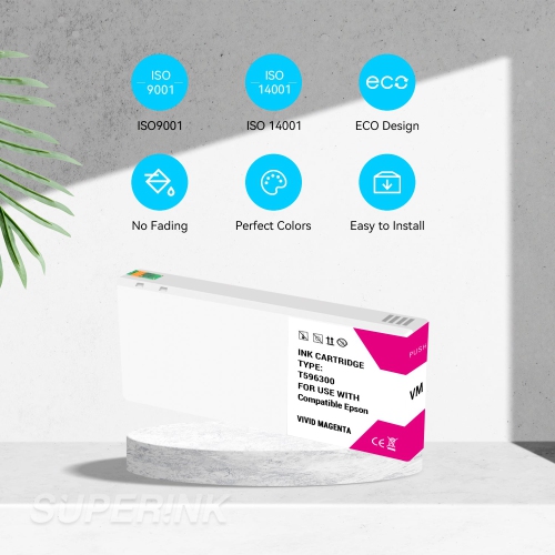 Compatible Epson T596300 700ML Vivid Magenta Ink Cartridge By Superink