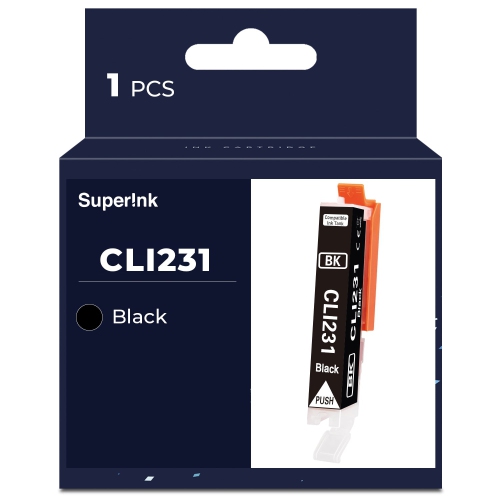 SUPERINK  Compatible Canon Cli-231 Ink Cartridge By In Black