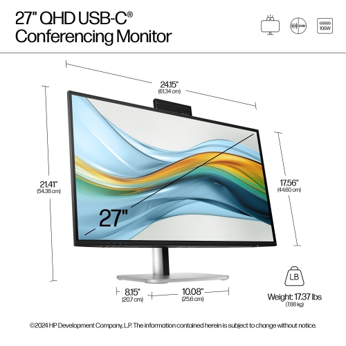 HP Series 5 Pro 527pm 27" WQHD 100Hz 5ms GTG LCD Monitor - - Jet Black