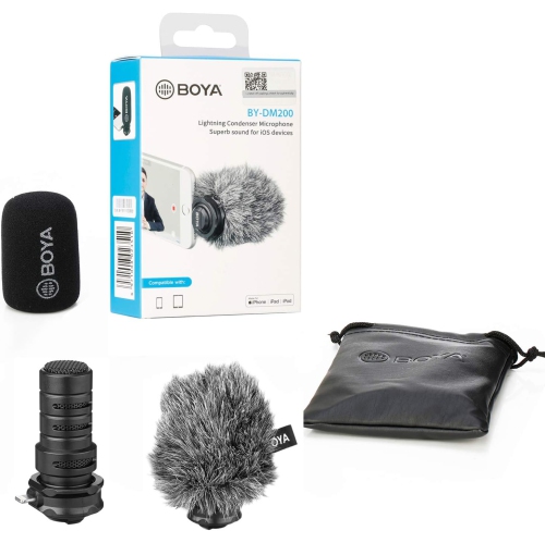 BOYA BY-DM200 Digital Stereo Cardioid Condenser Microphone Certified Superb Sound for iOS