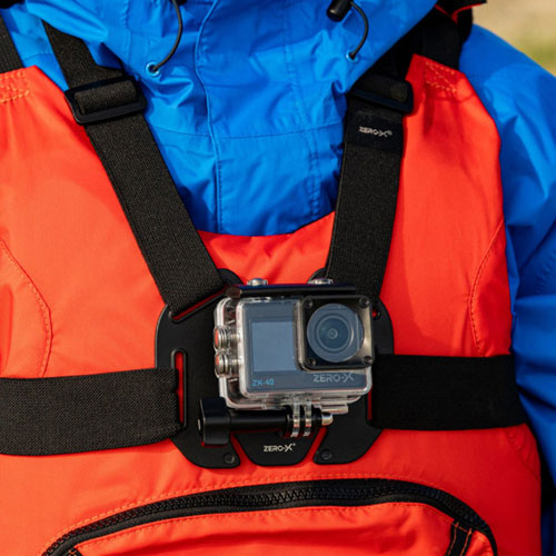 Zero-X Chest Flex Action Camera Mount Harness (ZXC-ACZ06)