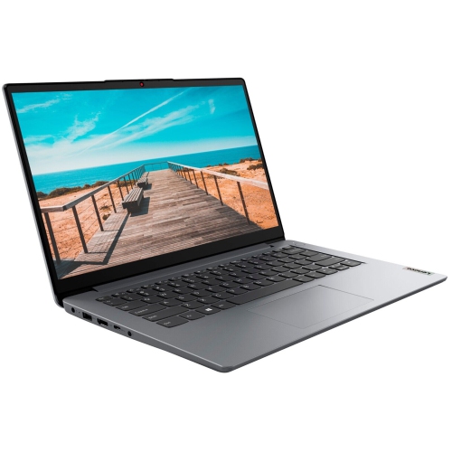 Lenovo Ideapad 1i 14.0" HD Laptop Intel N6000 4GB 128GB 1Year Microsoft 365 Windows 11 Home in S Mode Cloud Grey