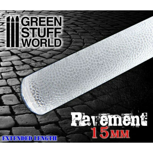 GREEN STUFF WORLD  Stuff World Rolling Pin Pavement 15MM New