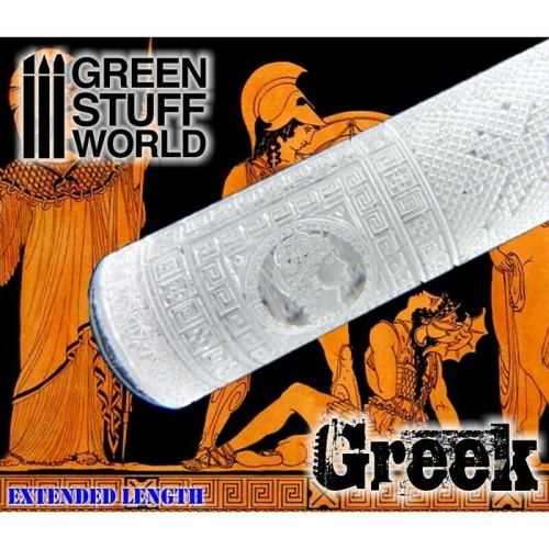 GREEN STUFF WORLD  Stuff World Rolling Pin Greek New