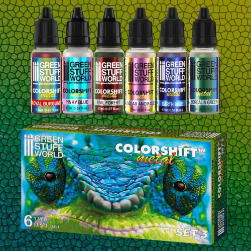 Green Stuff World Chameleon Acrylic Paint Set 3 New