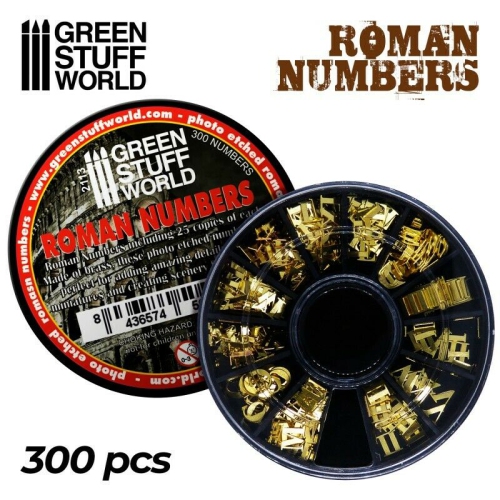 Green Stuff World Roman Numbers - 300 Numbers New