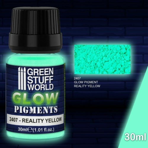 Green Stuff World Glow Pigments - REALITY YELLOW New